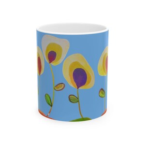 Blooms with Bible Verse Ceramic Mug
