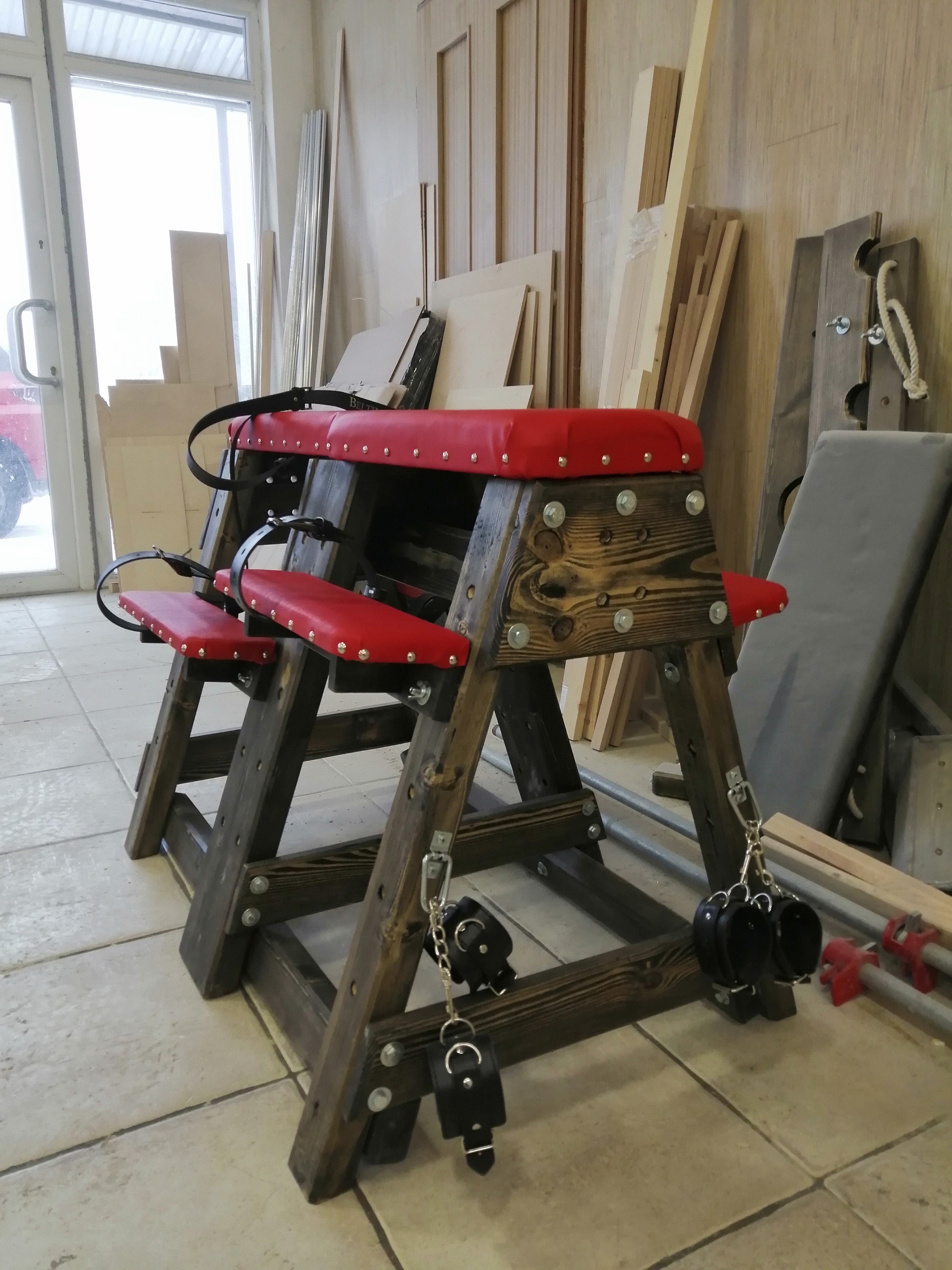 Intimancy Bench Adjustable Spanking Bench, BDSM Dungeon Furniture, Eco Leather - Etsy
