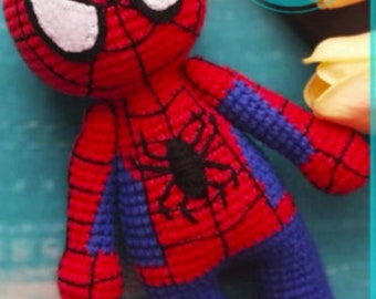 Spider-Man Amigurumi PDF Crochet Pattern English, French, German, Portugal, Espanol