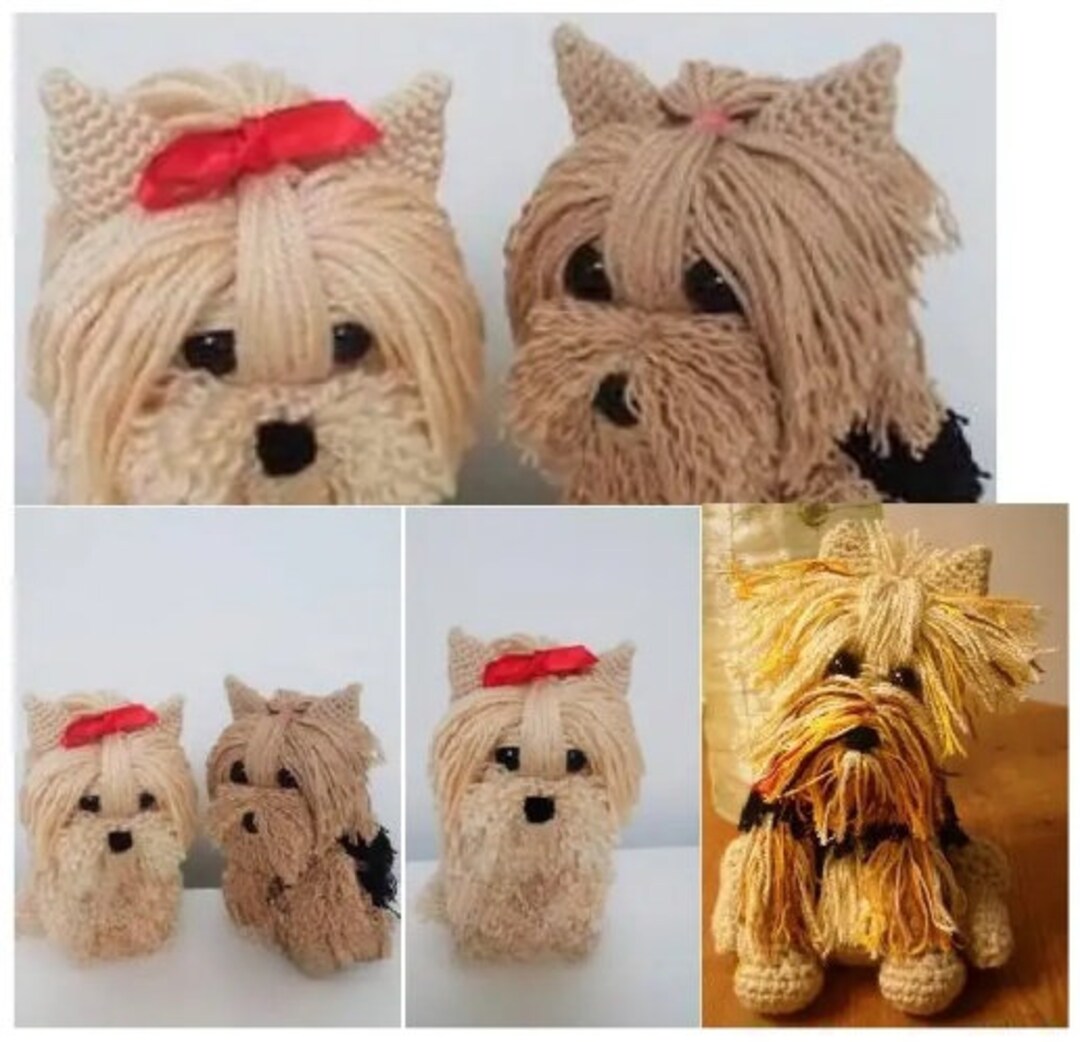 Amigurumi Yorkie Tutorial Pattern Crochet PDF Etsy