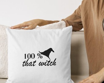 100% That Witch SVG: Funny Halloween Gothic Quote (Digital Download)