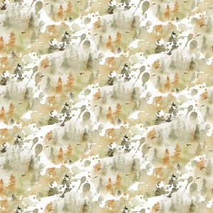 Watercolor Forest Wrapping Paper (Zero Waste, Dissolvable, Plastic Free, Eco Friendly, Father&#39;s Day, Birthday gift, Dad Gift)