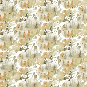 White Woodland Animals Kissing Dissolvable Wrapping Paper