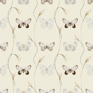 Butterflies in the Still Wrapping Paper Zero Waste, Sustainable, Plastic Free, Gift Wrap Sheets, Wrapping Paper Roll image 4