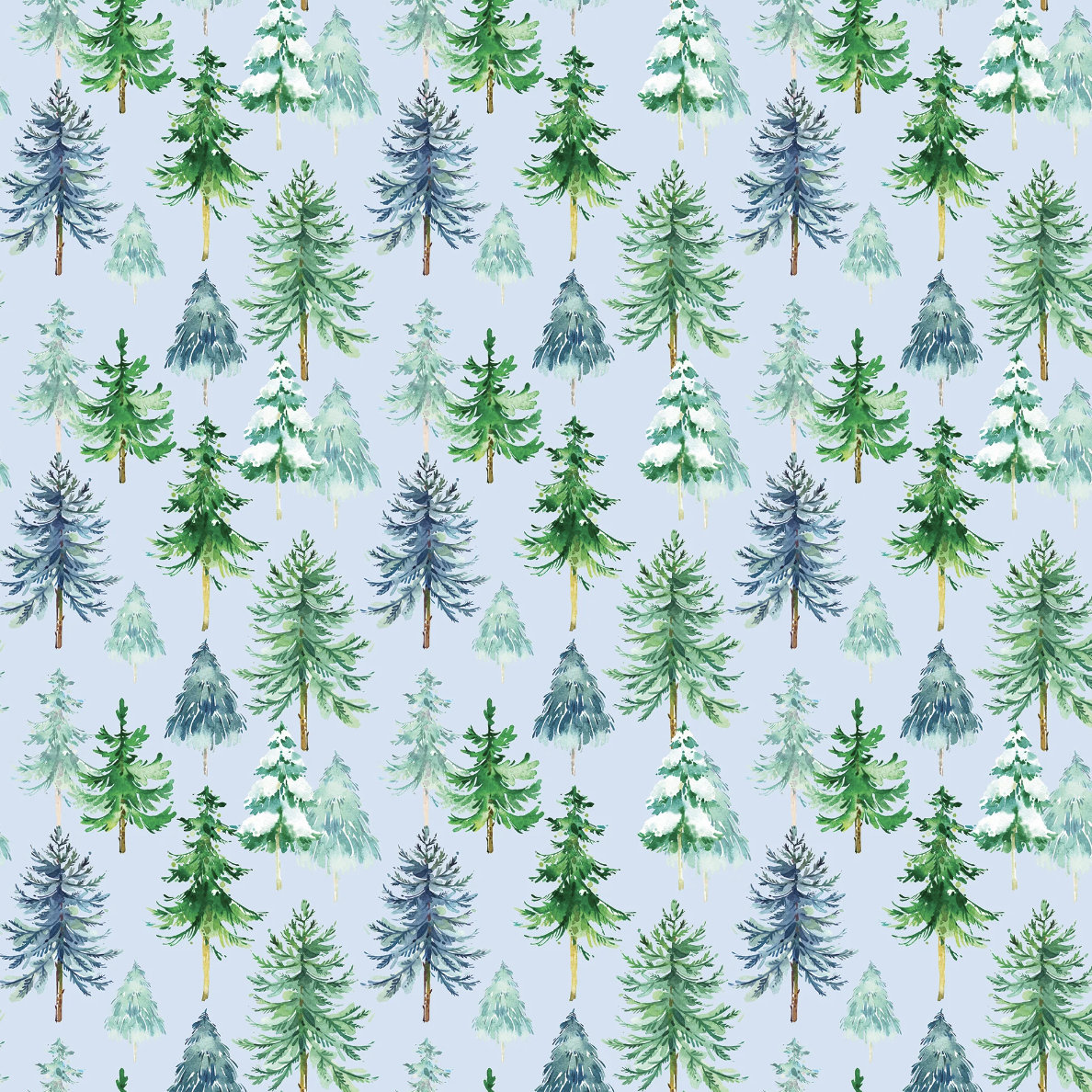 Forest Green Christmas Wrapping Paper – Nine Thirty Nine Design