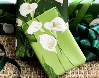 Calla Lily Baby Arrangement Flower Wrapping Paper