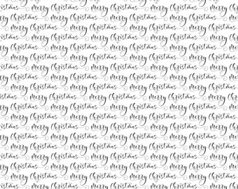 Merry Christmas Gift Wrap | Sustainable Luxury Wrapping Paper