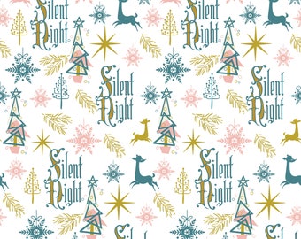Silent Night Christmas Gift Wrap | Thick & Sustainable Holiday Wrapping Paper