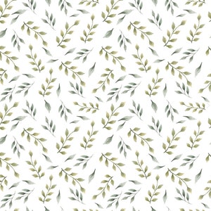 Leaves Wrapping Paper (Zero Waste, Mother's Day, Plastic Free, Floral Gift Wrap, Eco Friendly, Gift for Her, Valentine's Day)