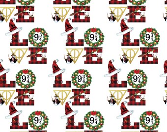 Harry Potter Christmas Gift Wrap | Thick, Eco Friendly, and Plastic Free Holiday Wrapping Paper