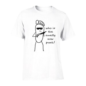 Performance Unisex Crewneck T-shirt, Unique Design, Foot with a shotgun