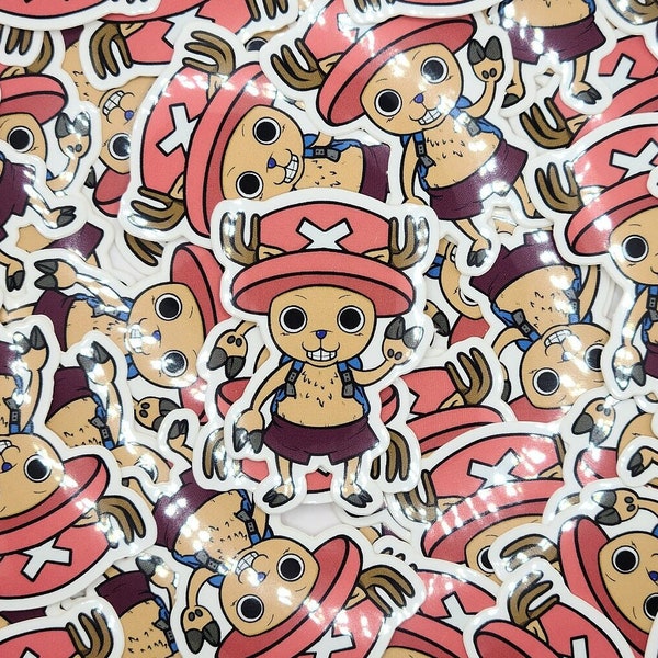 Chopper Sticker - Kawaii Anime - Vinyl Sticker - Water bottle Sticker