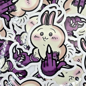 Usagi Sticker Chiikawa - Monster Hands (Flipping Off)