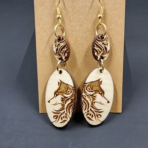 Wolf Earrings