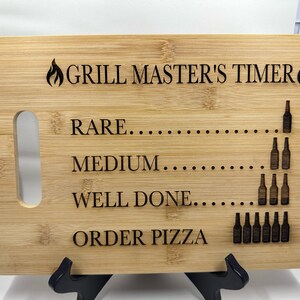 Small custom bamboo cutting board