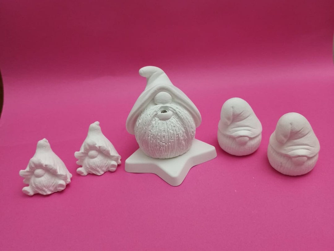 Ready to Paint Gnome Incense Burnermade With Plasterincense Etsy UK