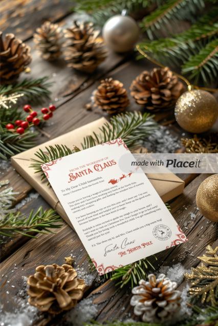Personalized Santa Letter Template: Editable Christmas Keepsake (PDF ...