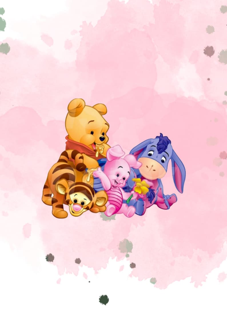 Winnie the Pooh Baby Shower Downloadable Invitation Etsy