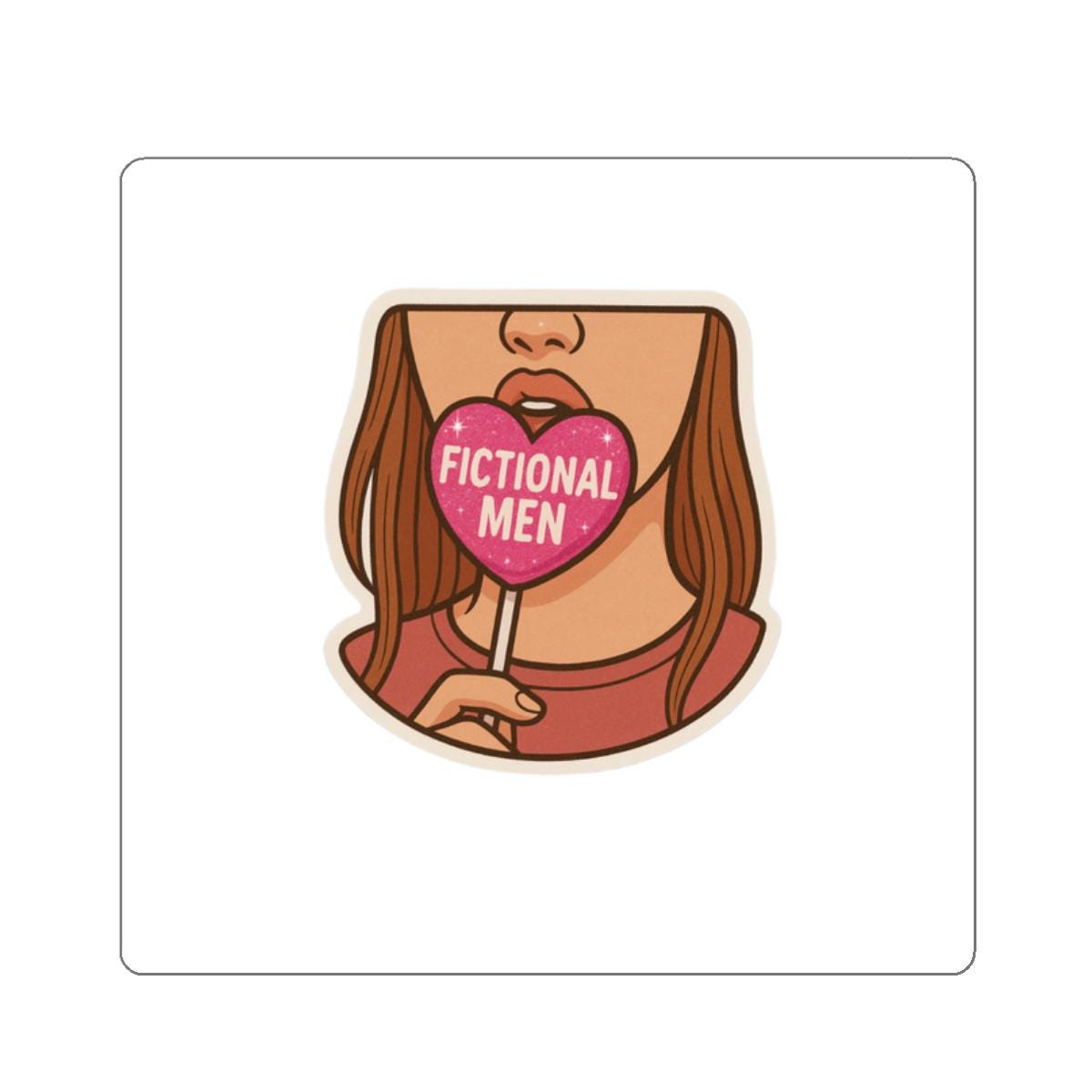 Fictional Men Lollipop Die-Cut Stickers - Smut, Kindle, Reader, Bookish, Literary Gifts