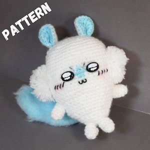 Momoca Chiikawa crochet doll amigurumi pattern  -small sized- (DIGITAL DOWNLOAD ONLY)