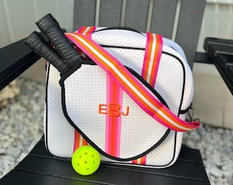 Neoprene Pickleball Bag: Personalized Paddle & Ball Tote