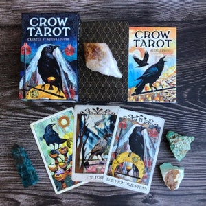 Crow Tarot Deck and Guidebook