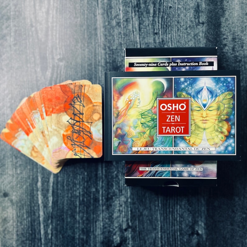 Osho Zen Tarot: The Transcendental Game Of Zen (79-Card Deck and 192-Page Book)