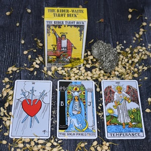 Rider-waite Tarot Classic 78 Card Deck - Etsy