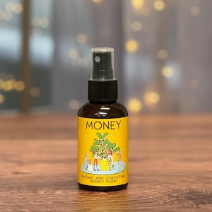 Money Accelerator Abundance Aura Spray Attract Wealth & Success, Money Ritual Spray Gift For Her/Him
