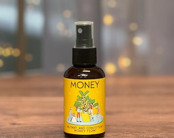 Abundance Aura Spray: Money Ritual Aromatherapy with Essential Oils