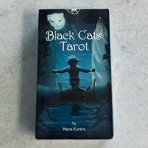 Schwarze Katzen Tarot Deck und Ratgeber