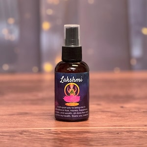 Lakshmi Abundance Spray | Prosperity & Joy Ritual | Invite Goddess Lakshmi&#39;s Blessings into Your Home