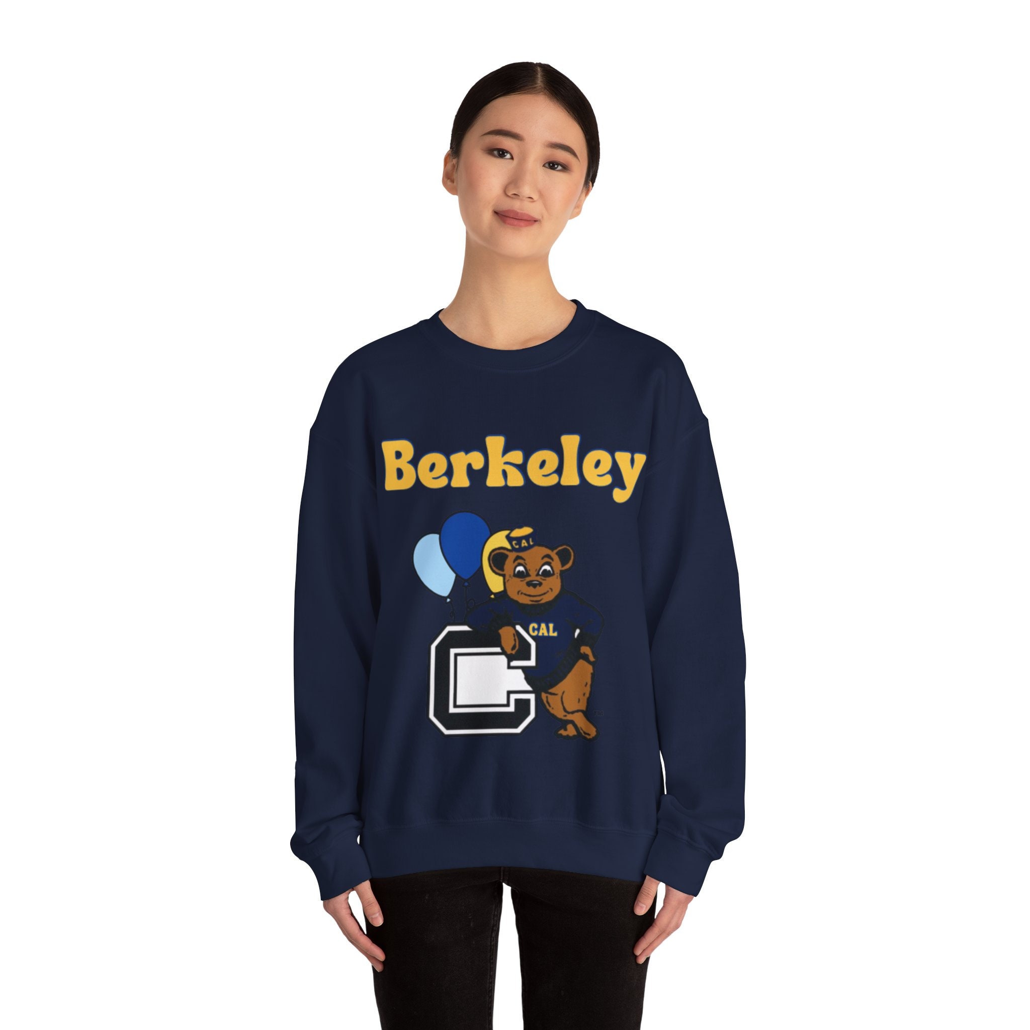 【MODERNIF】Berkeley Lettering Sweatshirt Berkeley! We created the collegiate sweatshirt that we