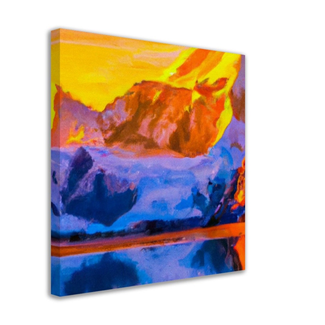 The Himalayascanvas Wall Art Wall Deco Etsy