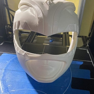RAW 3D Print of MMPR Green Ranger DIY Helmet Kit
