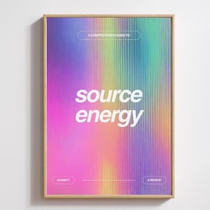 Spiritual Print Aura Poster Spiritual Wall Art Energy Poster Aura Wall Art Colorful Poster Manifestation Print Energy Art Spiritual Decor