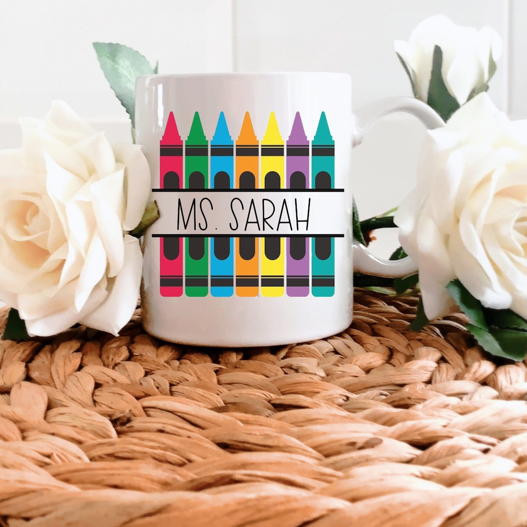 Personalized Teacher Coffee Mug, Teacher Coffee Cup End of Year Gift, Teacher Appreciation