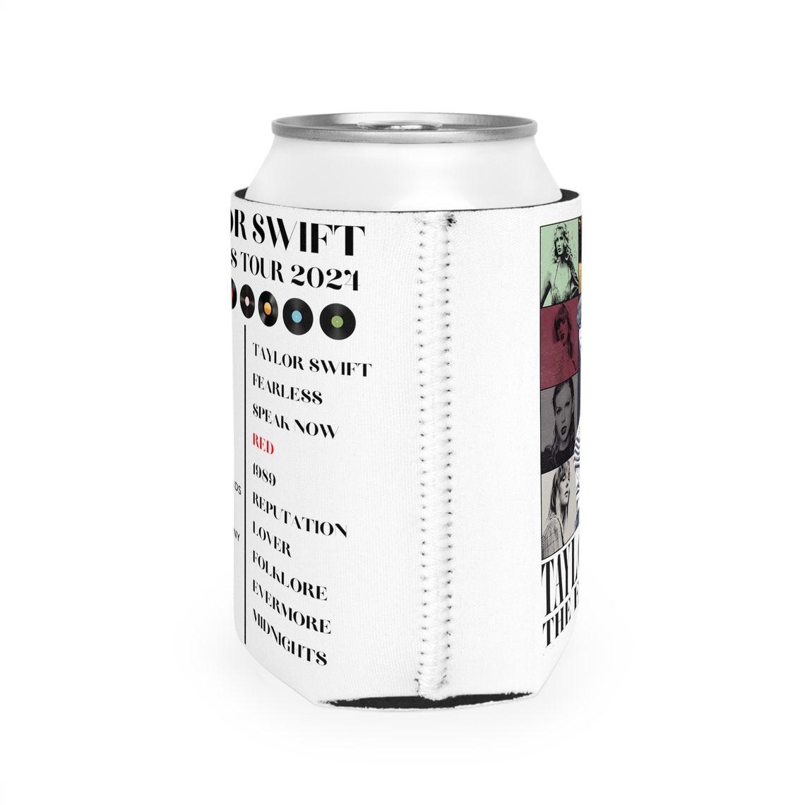 Taylor Swift European Tour 2024 Can Koozie the Era's Tour Etsy