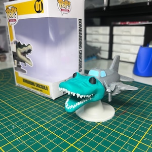 Funko Pop Euphonium Crocodile Custom Handmade Meme brainrot italian