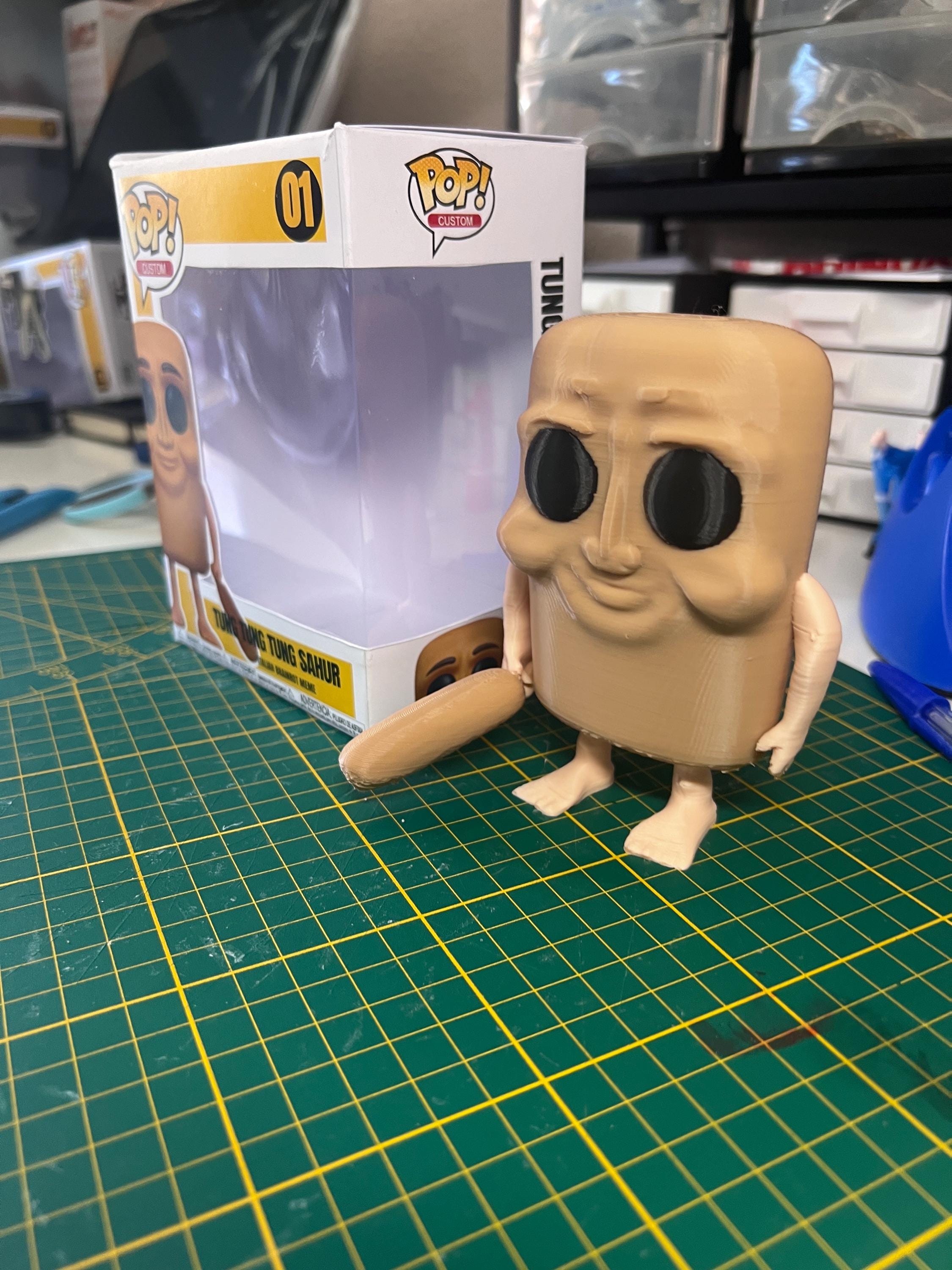 Funko Pop Tung Tung Tung Sahur Custom Handmade Meme brainrot italian