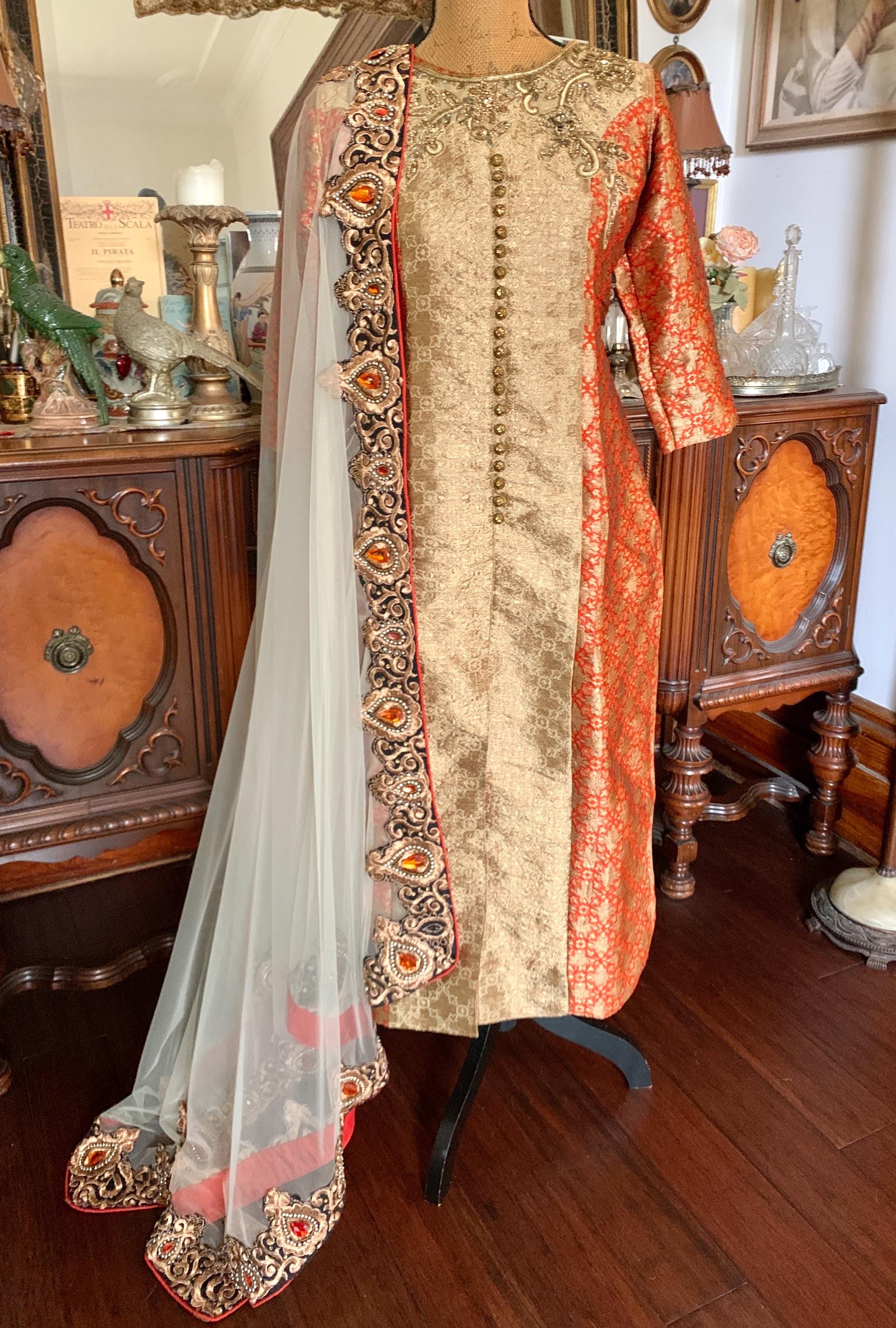 Golden Copper Dress - Etsy