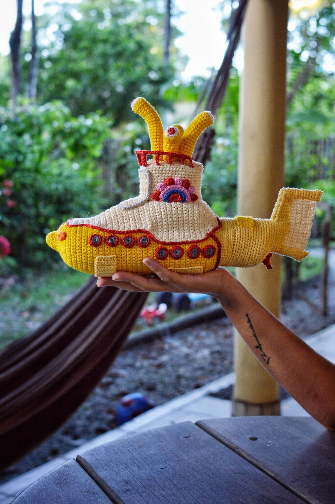 Yellow Submarine in Crochet Etsy