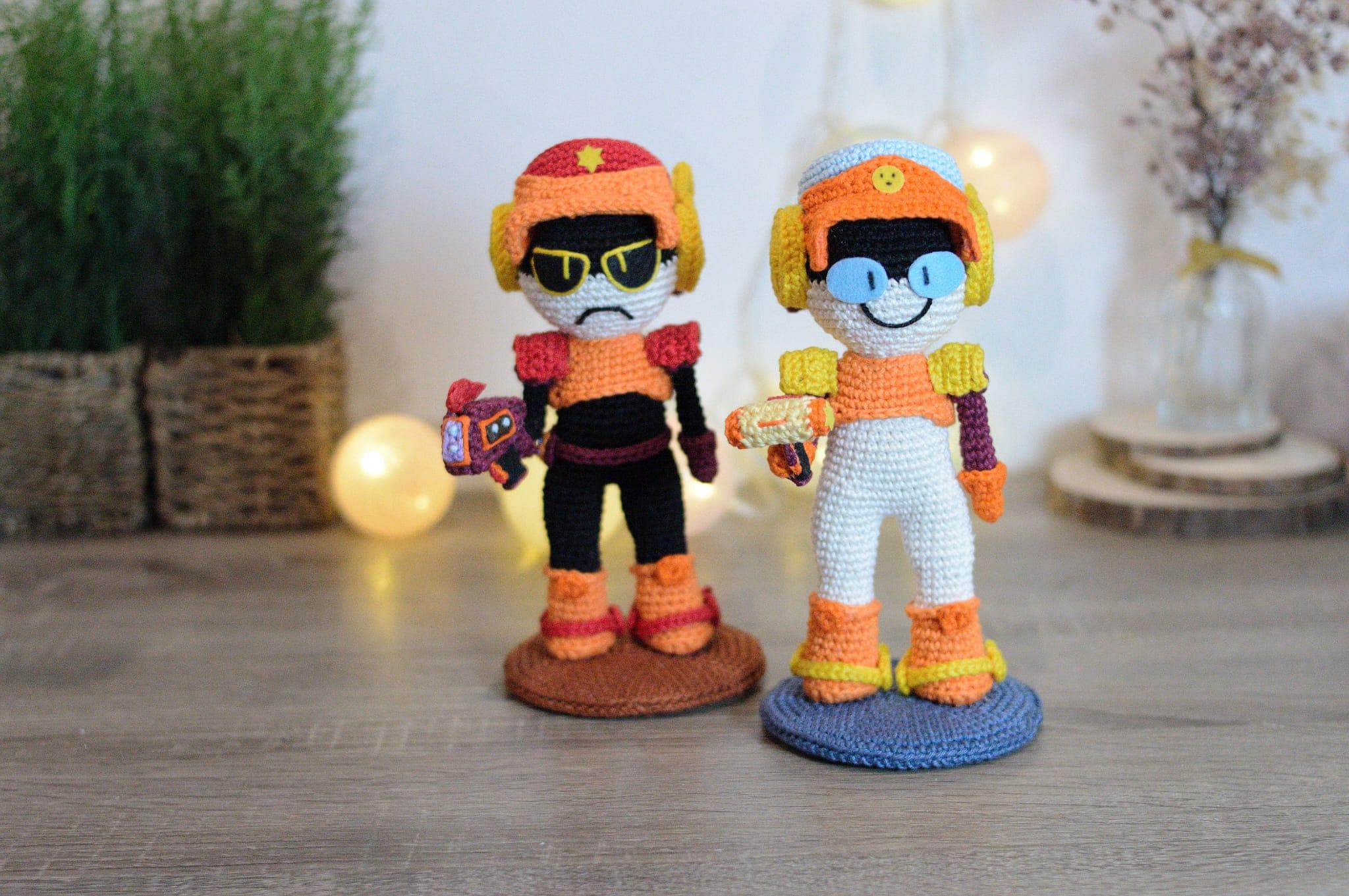 Amigurumi Twins Larry and Lawrie - Dolls Inspired by Game