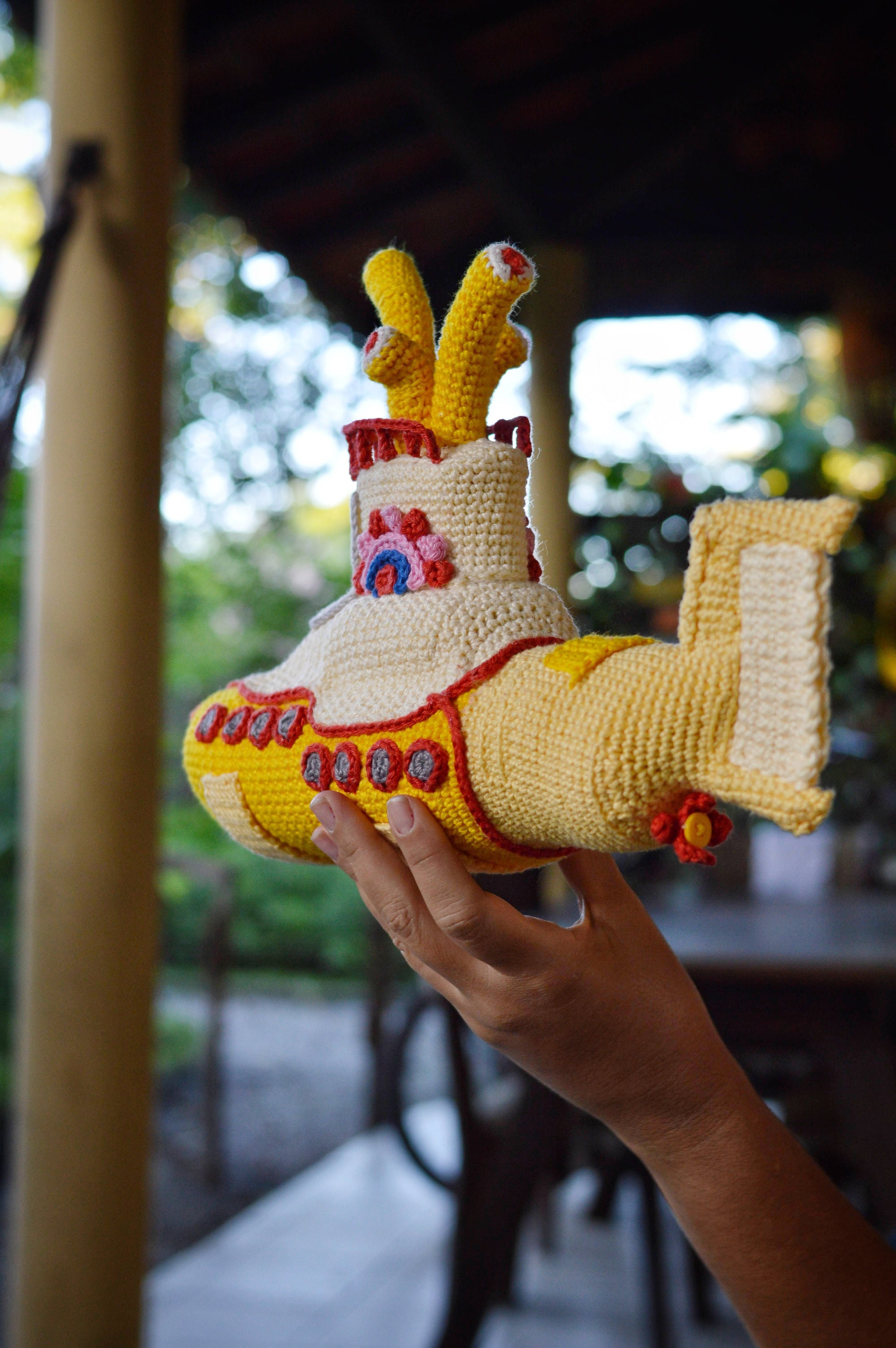 Yellow Submarine in Crochet Etsy