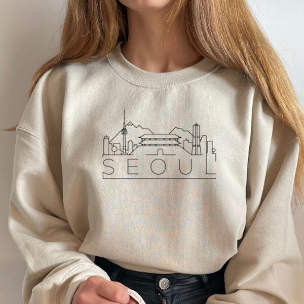 Korean crewneck sweatshirt Clearance