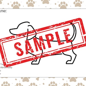 Dog Grooming Skin Abnormality Sheet / Pet Grooming / Lumps and Bumps Chart
