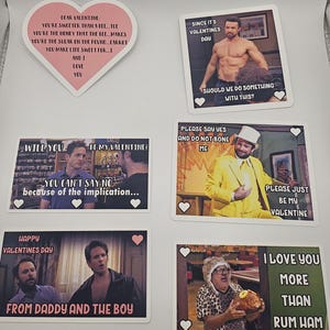 It's Always Sunny in Philadelphia Valentines Day Cards - Set of 6 | Funny Holiday Greeting Cards