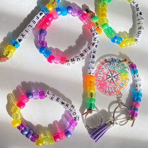 Stray Kids Bias Bracelet | Kpop Beaded Bracelet Gift | Bracelet Bundle Sets