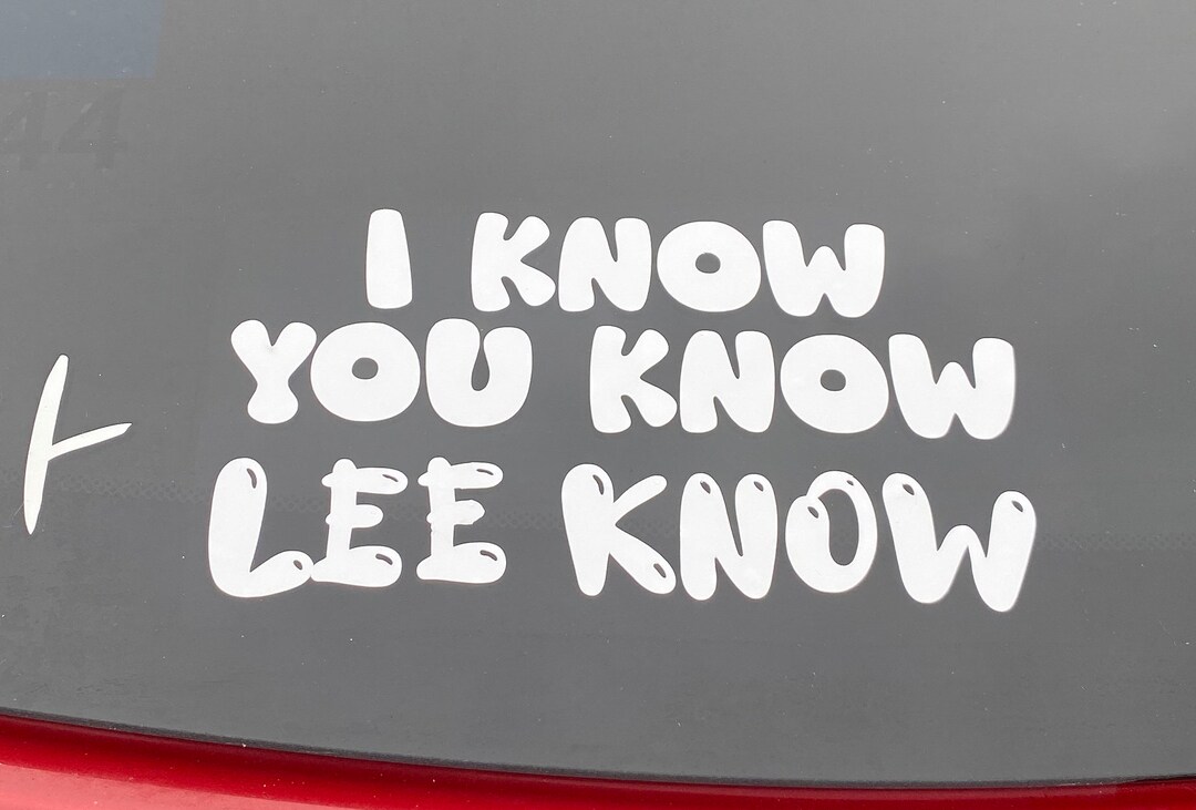 Lee Sticker Lee Know Stray Kids Decal: KPOP Vinyl Car Sticker - Etsy
