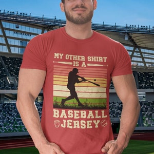 Camiseta de béisbol, regalo de agradecimiento para entrenador de béisbol, regalo para jugador de béisbol para niños mayores, regalo para jugador de béisbol senior, camiseta de béisbol de manga corta para él